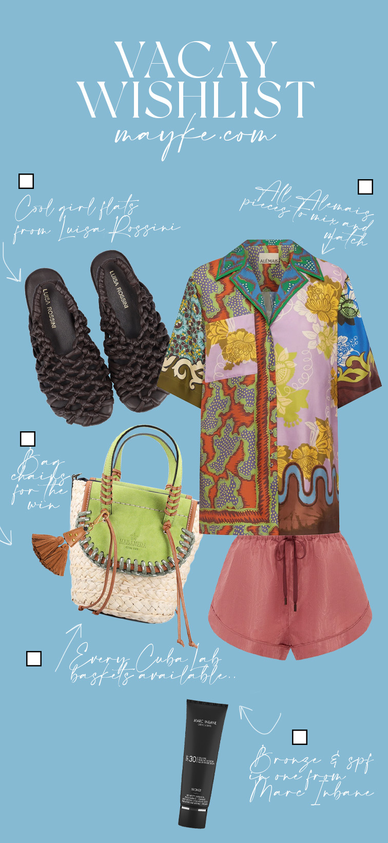 Vacay wishlist
